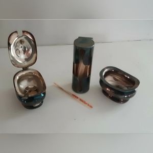 BSL lot of 3 silver plate england W25411, Sugar plate, toothpick holder and bowl